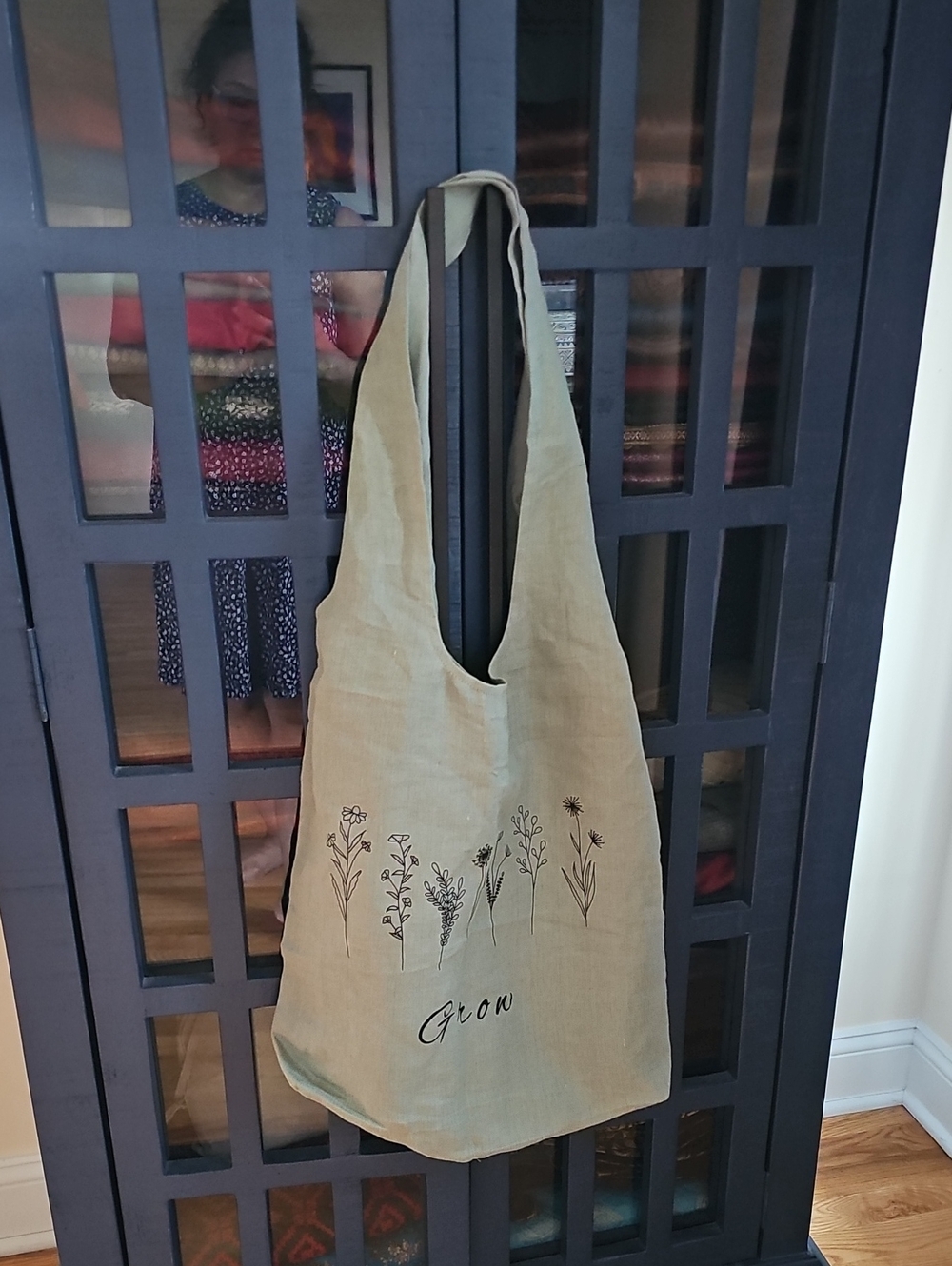 Sage Green Shoulder Tote